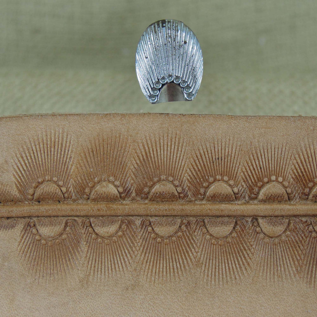 Vintage Craftool Co. #719 9-Seed Border Stamp | Pro Leather Carvers