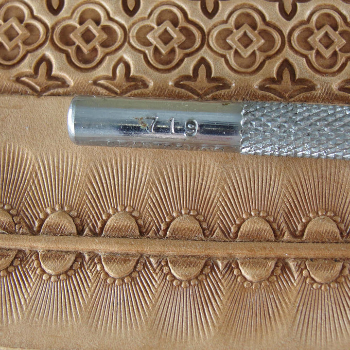 Vintage Craftool Co. #719 9-Seed Border Stamp | Pro Leather Carvers