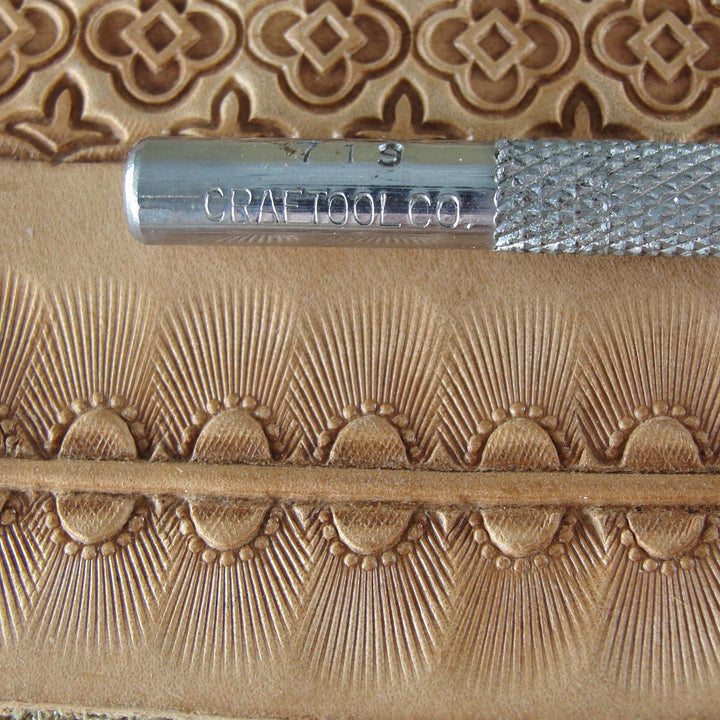 Vintage Craftool Co. #719 9-Seed Border Stamp | Pro Leather Carvers