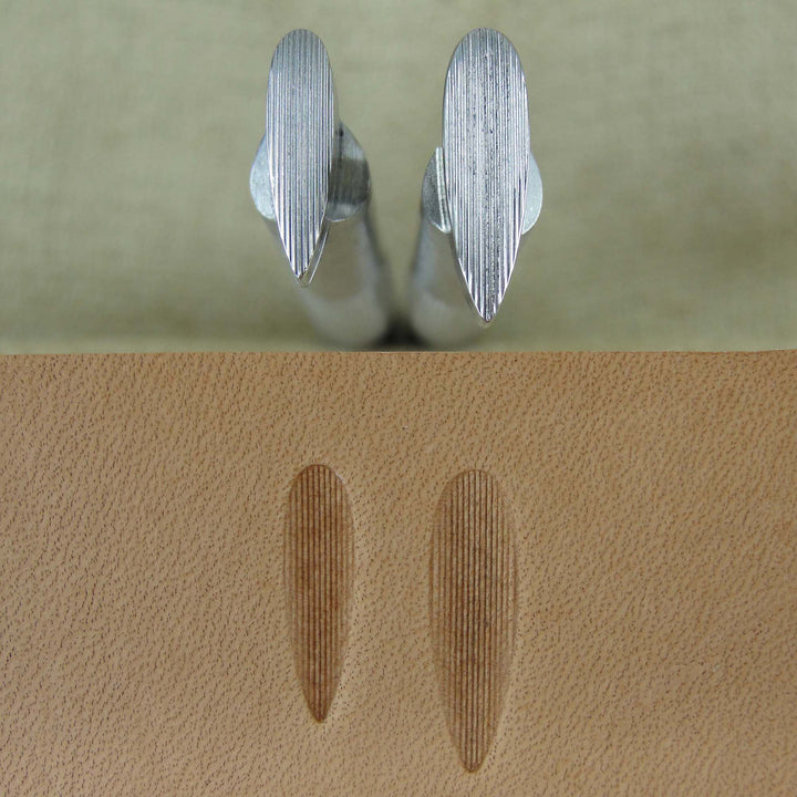Large Vertical Thumb Print Set - Stainless Steel | Pro Leather Carvers