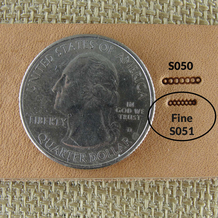 Fine Bar Grounder Stamp Set - Stainless Steel | Pro Leather Carvers