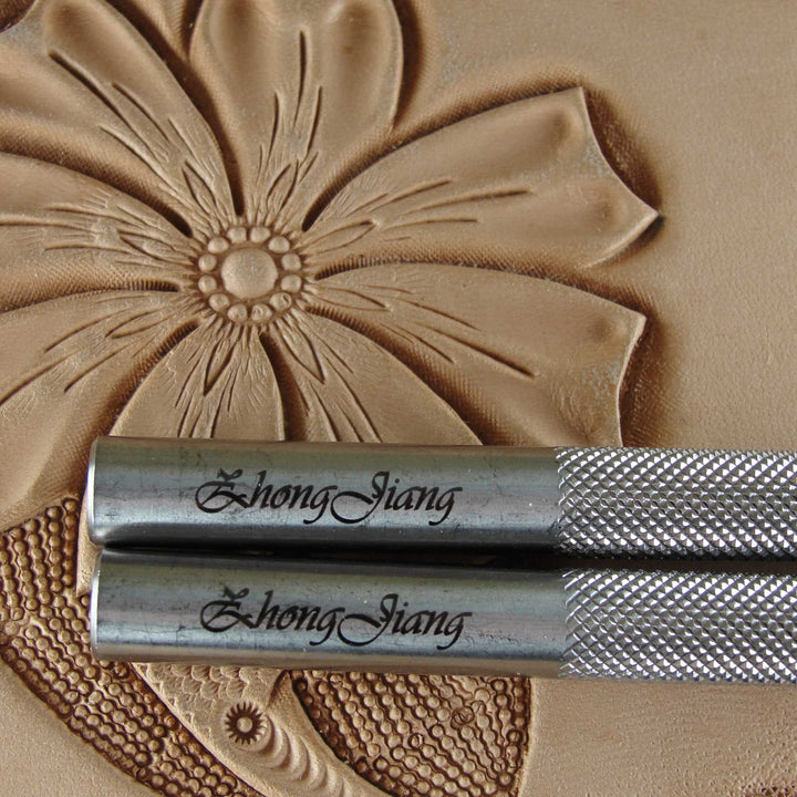 Large Smooth Thumb Print Set - Stainless Steel | Pro Leather Carvers