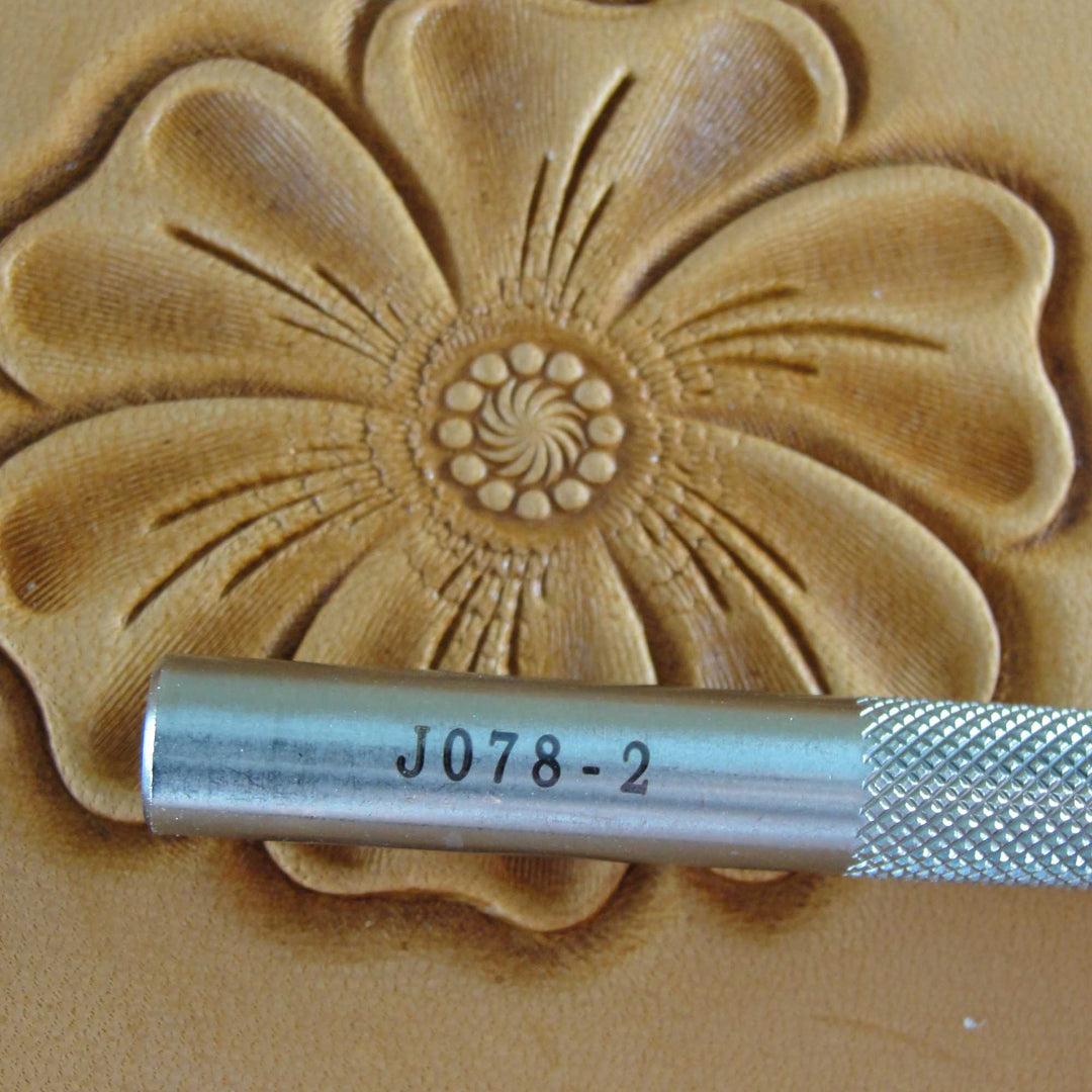 12-Seed Spin Flower Center Stamp - Stainless | Pro Leather Carvers