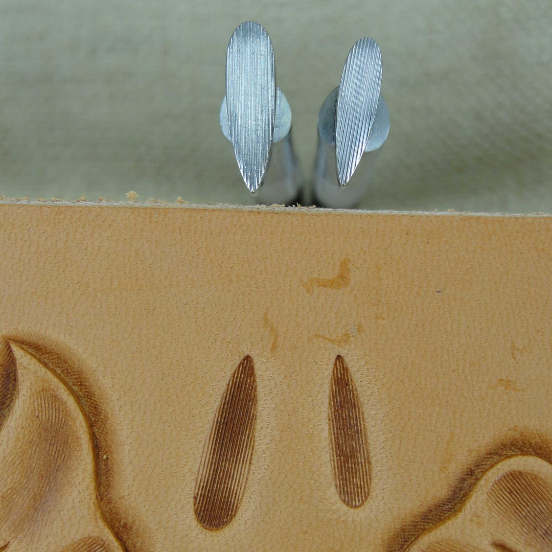 Large Vertical Thumb Print Set - Stainless Steel | Pro Leather Carvers