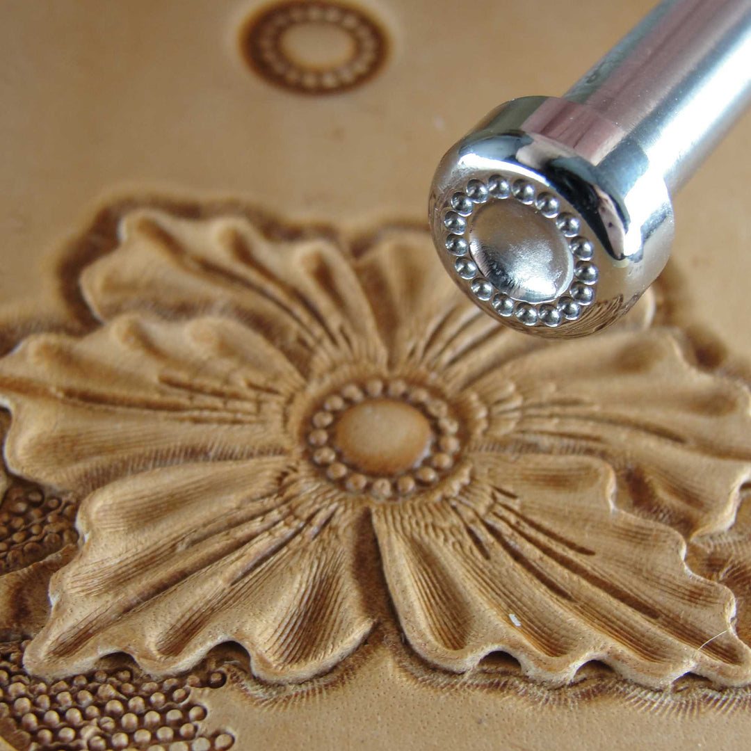 17-Seed Flower Center Stamp - Stainless Steel | Pro Leather Carvers