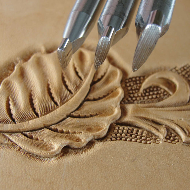 Small Vertical Thumb Print Set - Stainless Steel | Pro Leather Carvers