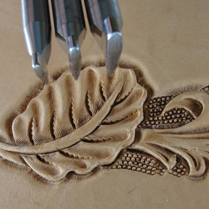 Small Vertical Thumb Print Set - Stainless Steel | Pro Leather Carvers