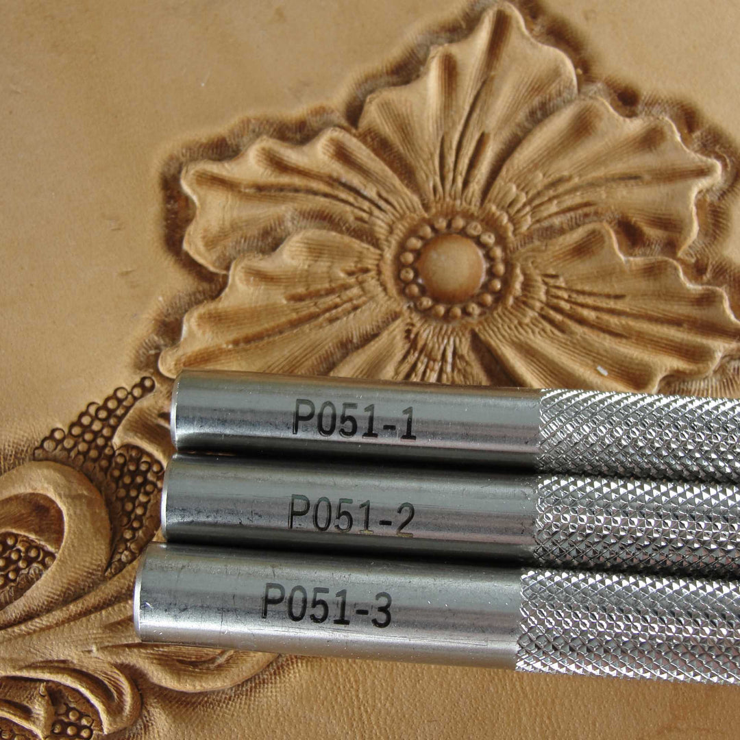 Small Vertical Thumb Print Set - Stainless Steel | Pro Leather Carvers