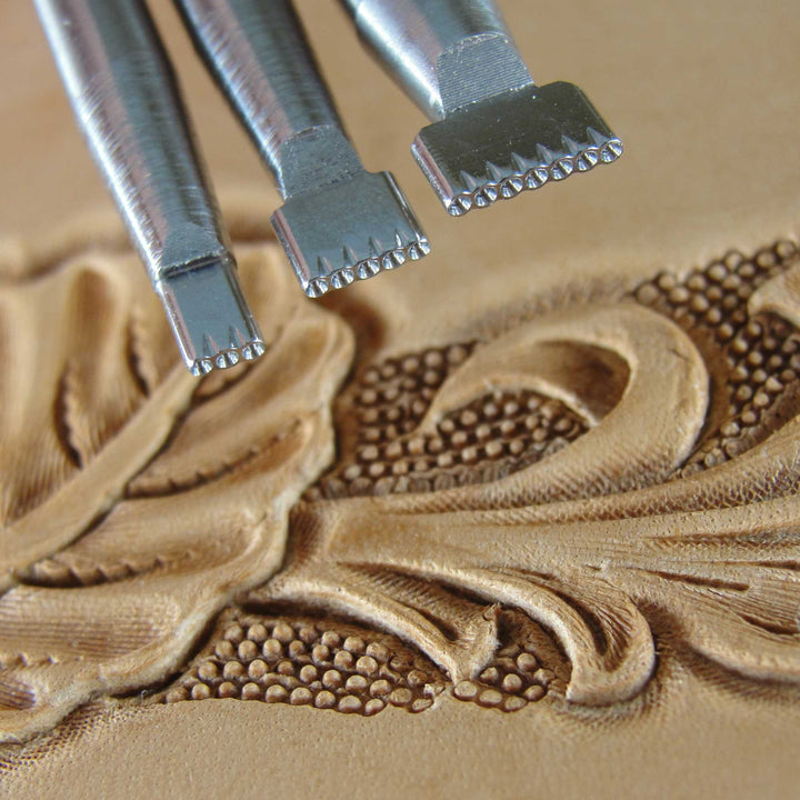 Bar Grounder Stamp Set - Stainless Steel | Pro Leather Carvers