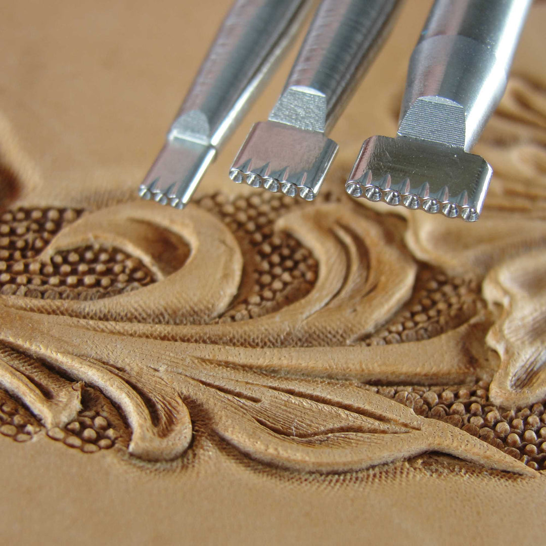 Bar Grounder Stamp Set - Stainless Steel | Pro Leather Carvers