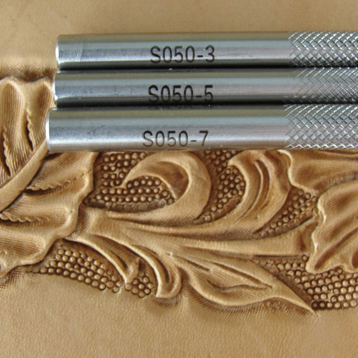 Bar Grounder Stamp Set - Stainless Steel | Pro Leather Carvers