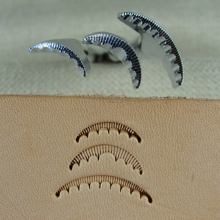 Scalloped Veiner Leather Stamping Tool Set | Pro Leather Carvers