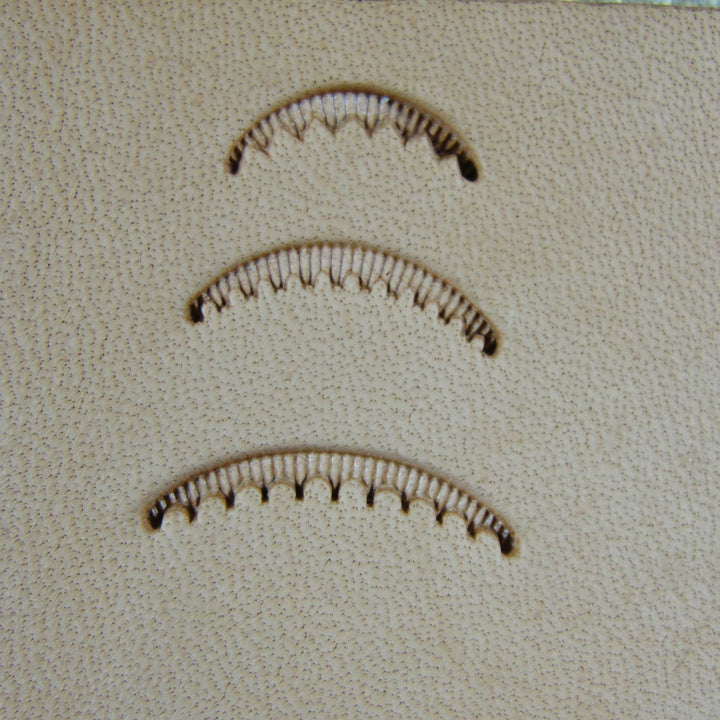 Fine Scalloped Veiner Leather Stamping Tool Set | Pro Leather Carvers