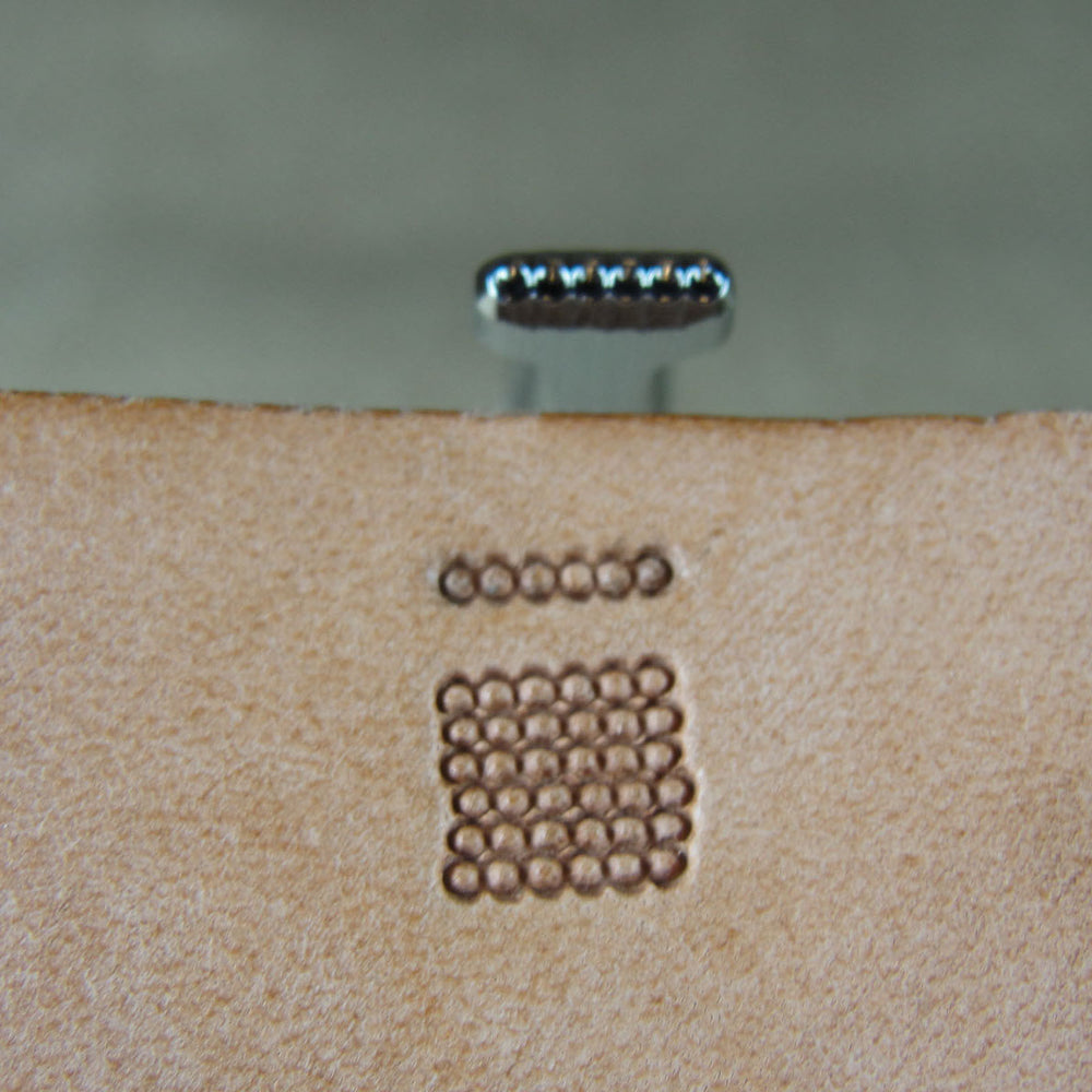 A106 6-Seed Bar Grounder Background Leather Tool | Pro Leather Carvers