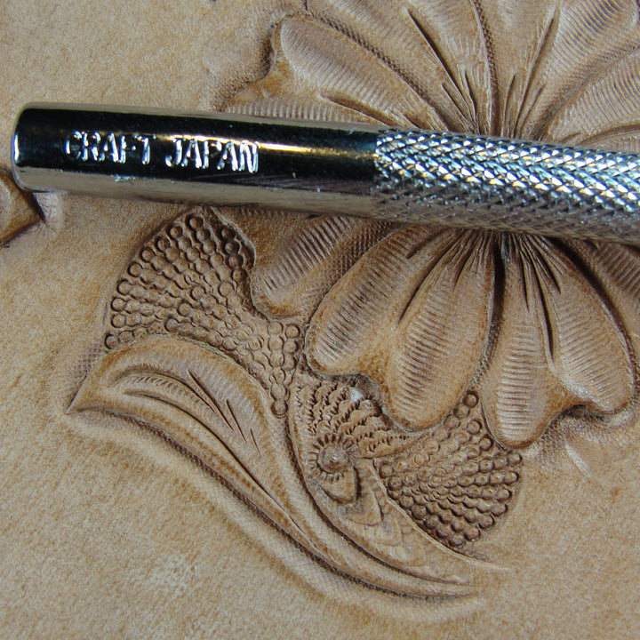 A106 6-Seed Bar Grounder Background Leather Tool | Pro Leather Carvers