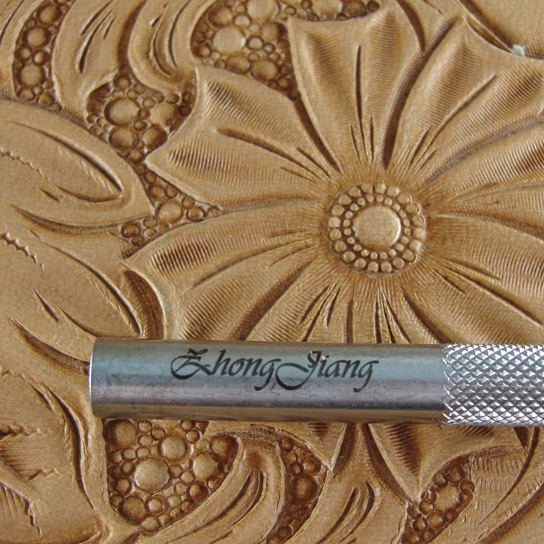 Center Shader Stamping Tool - Stainless Steel | Pro Leather Carvers
