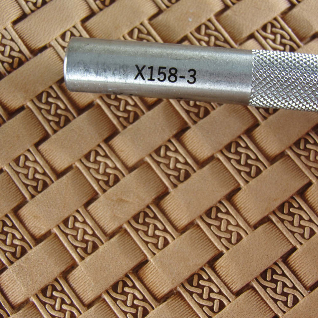 Rope Basket Weave Stamp - Stainless Steel | Pro Leather Carvers