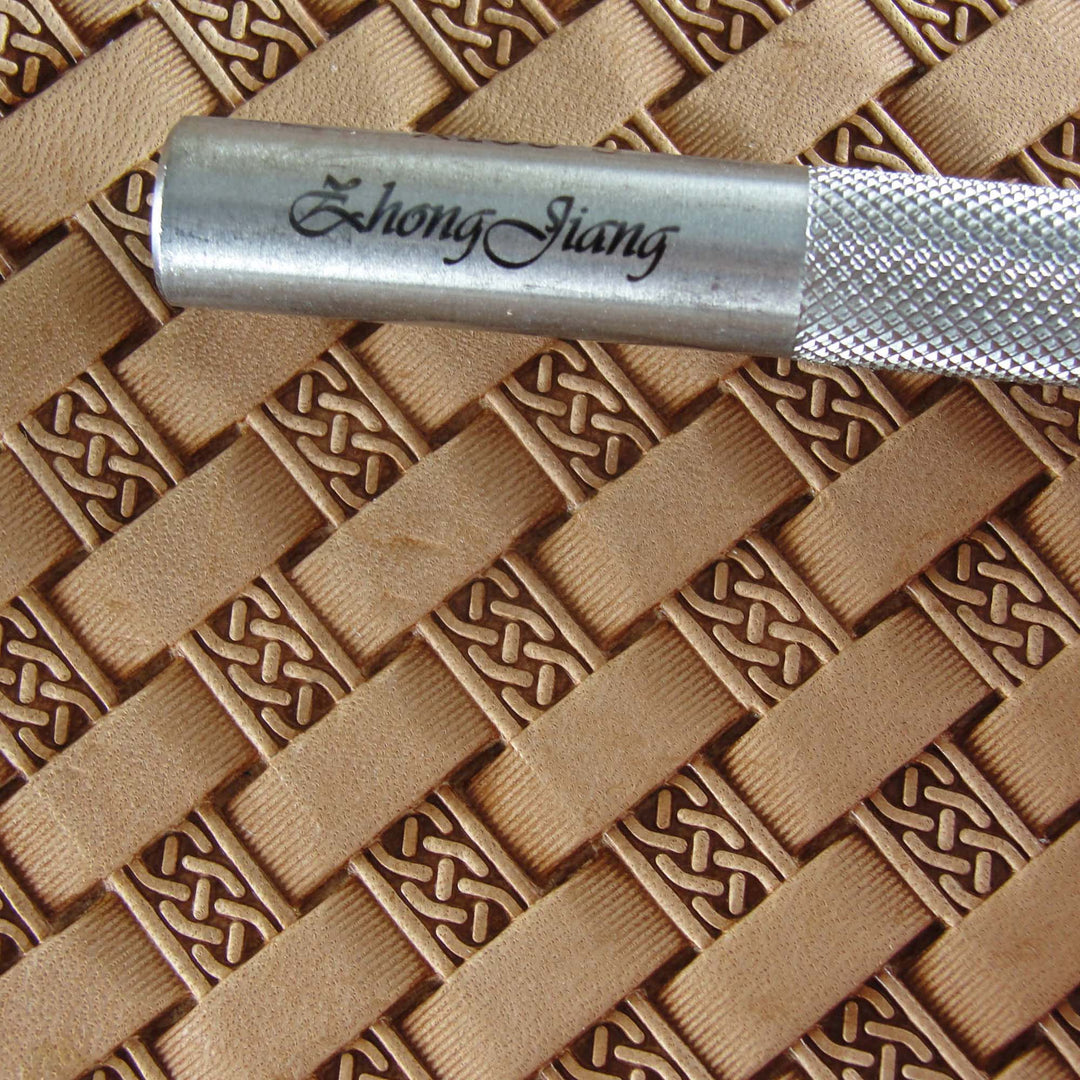 Rope Basket Weave Stamp - Stainless Steel | Pro Leather Carvers