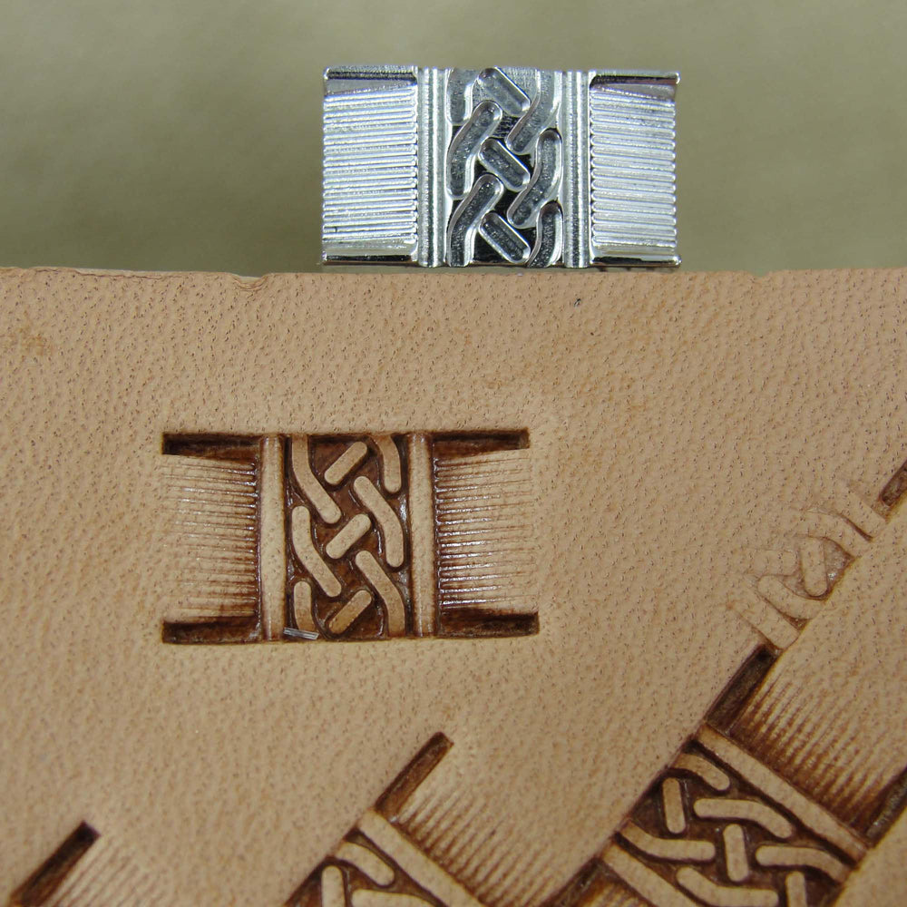 Rope Basket Weave Stamp - Stainless Steel | Pro Leather Carvers