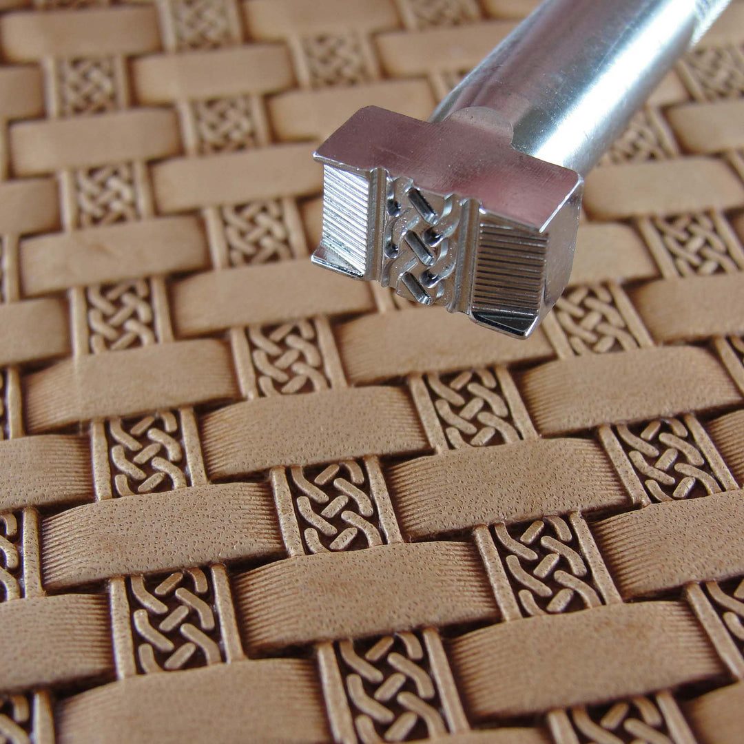 Rope Basket Weave Stamp - Stainless Steel | Pro Leather Carvers