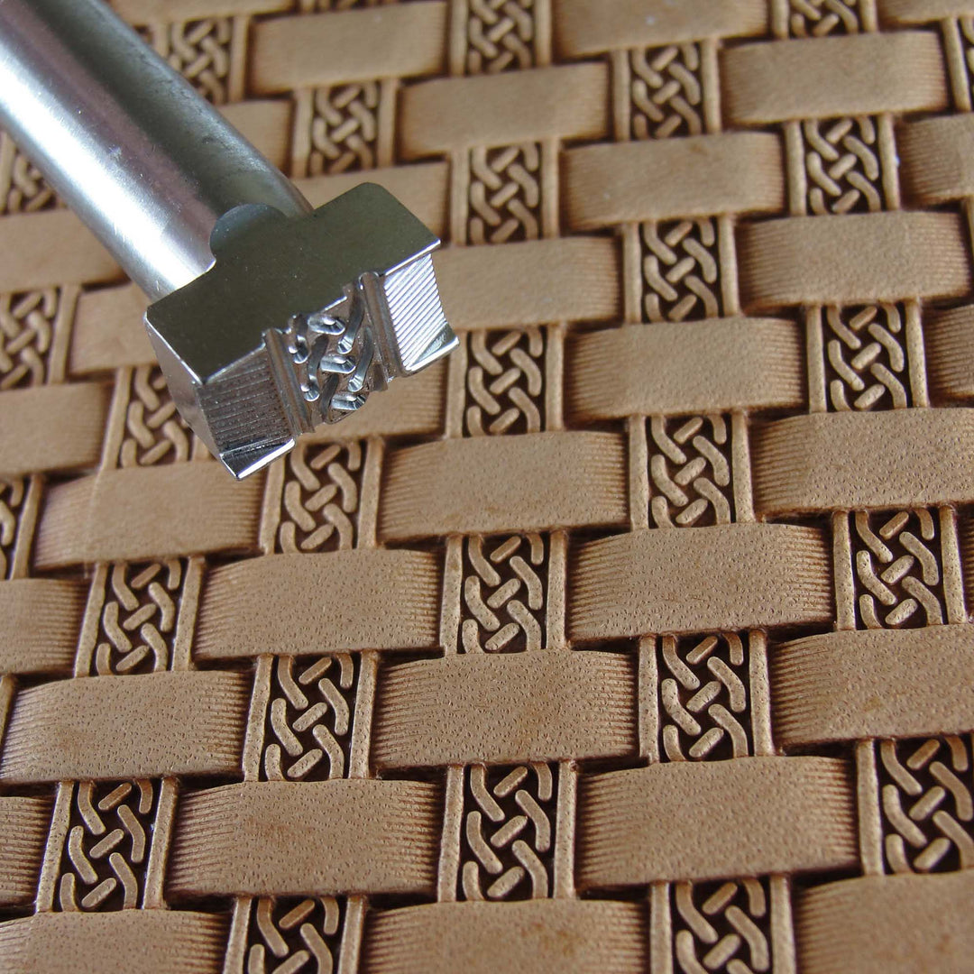 Rope Basket Weave Stamp - Stainless Steel | Pro Leather Carvers