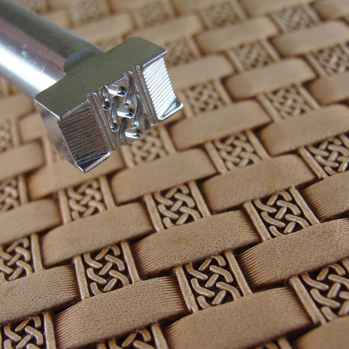 Rope Basket Weave Stamp - Stainless Steel | Pro Leather Carvers