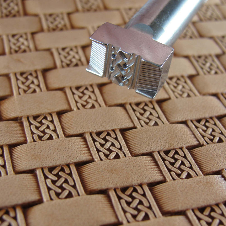 Rope Basket Weave Stamp - Stainless Steel | Pro Leather Carvers