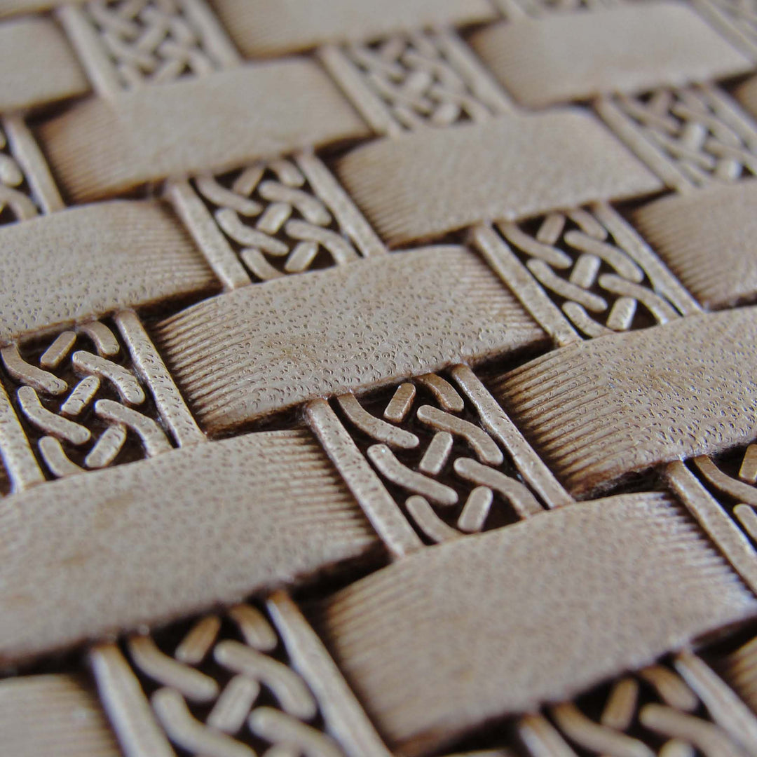 Rope Basket Weave Stamp - Stainless Steel | Pro Leather Carvers