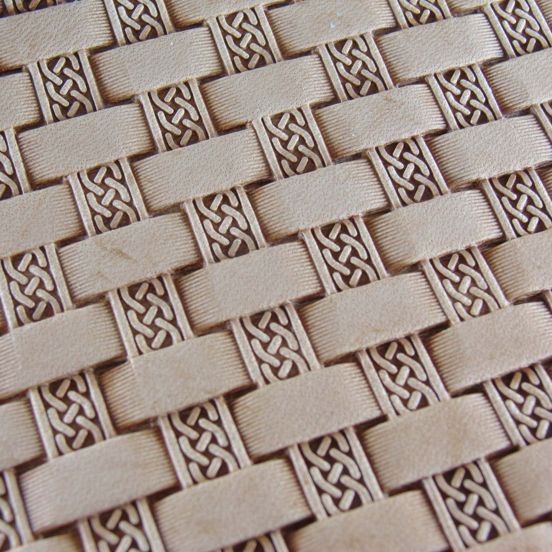 Rope Basket Weave Stamp - Stainless Steel | Pro Leather Carvers