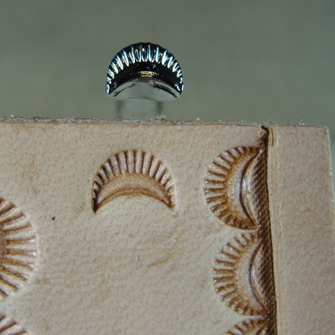 D435-2 Crescent Border Leather Stamping Tool | Pro Leather Carvers