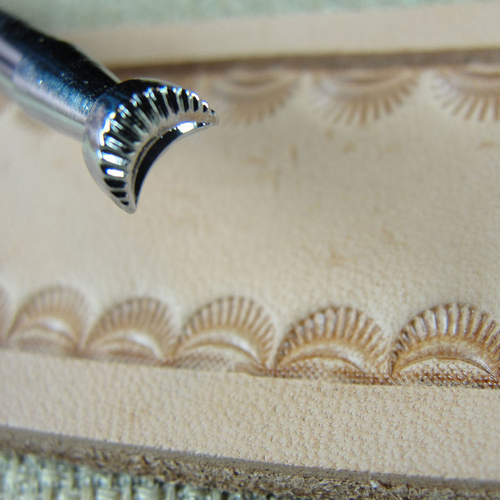 D435-2 Crescent Border Leather Stamping Tool | Pro Leather Carvers