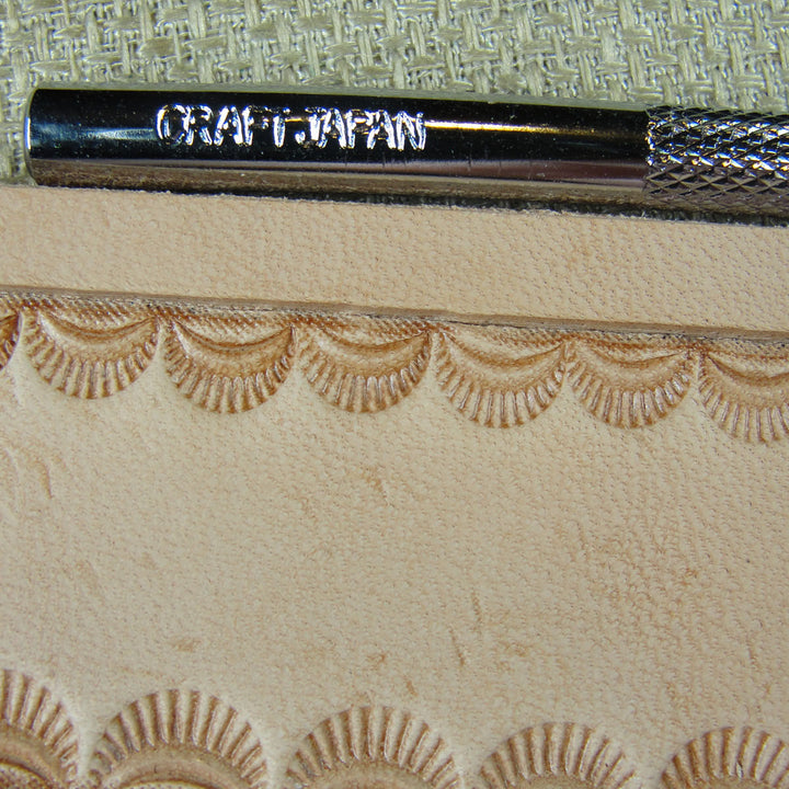 D435-2 Crescent Border Leather Stamping Tool | Pro Leather Carvers