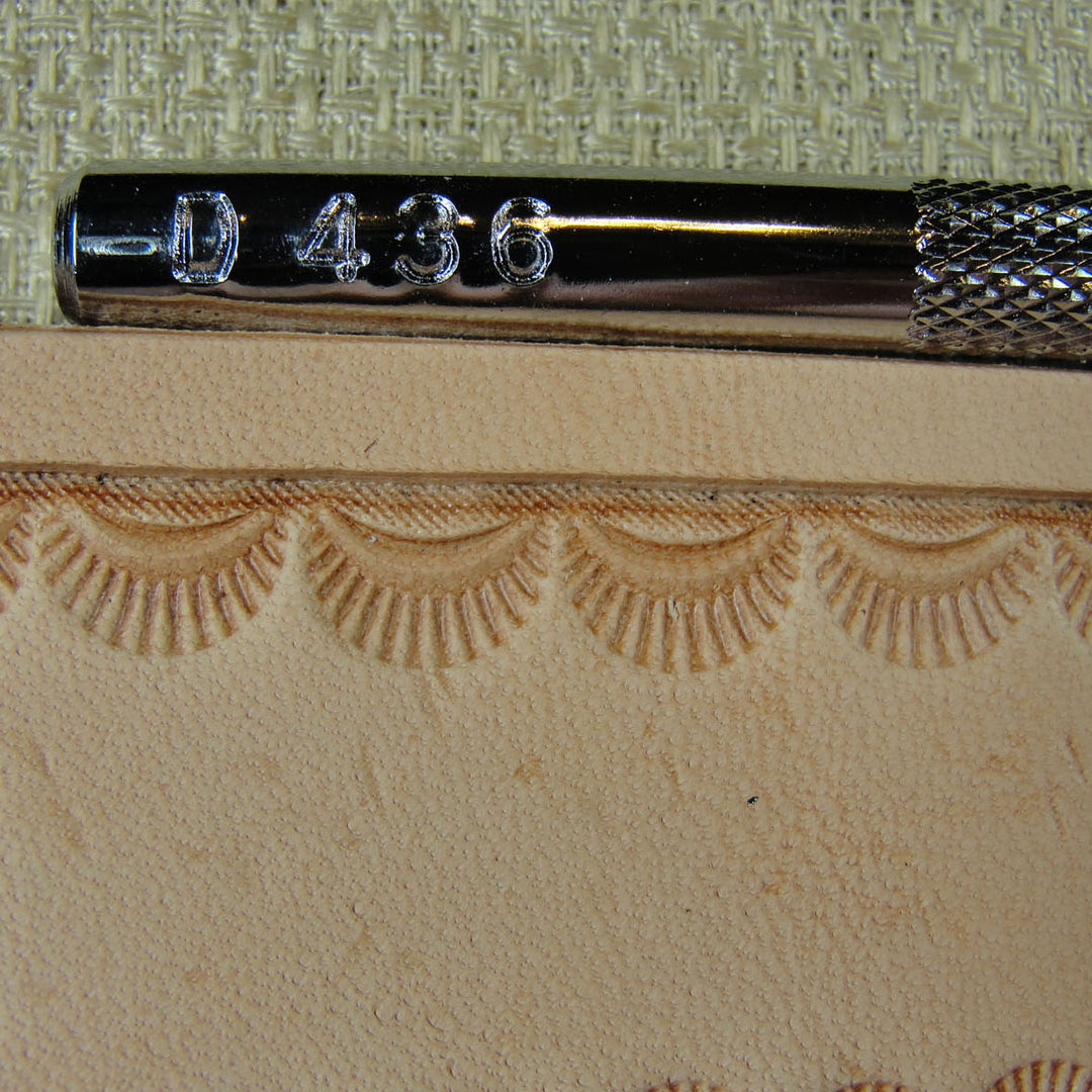 D436 Crescent Border Leather Stamping Tool | Pro Leather Carvers