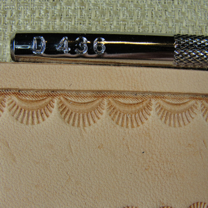 D436 Crescent Border Leather Stamping Tool | Pro Leather Carvers