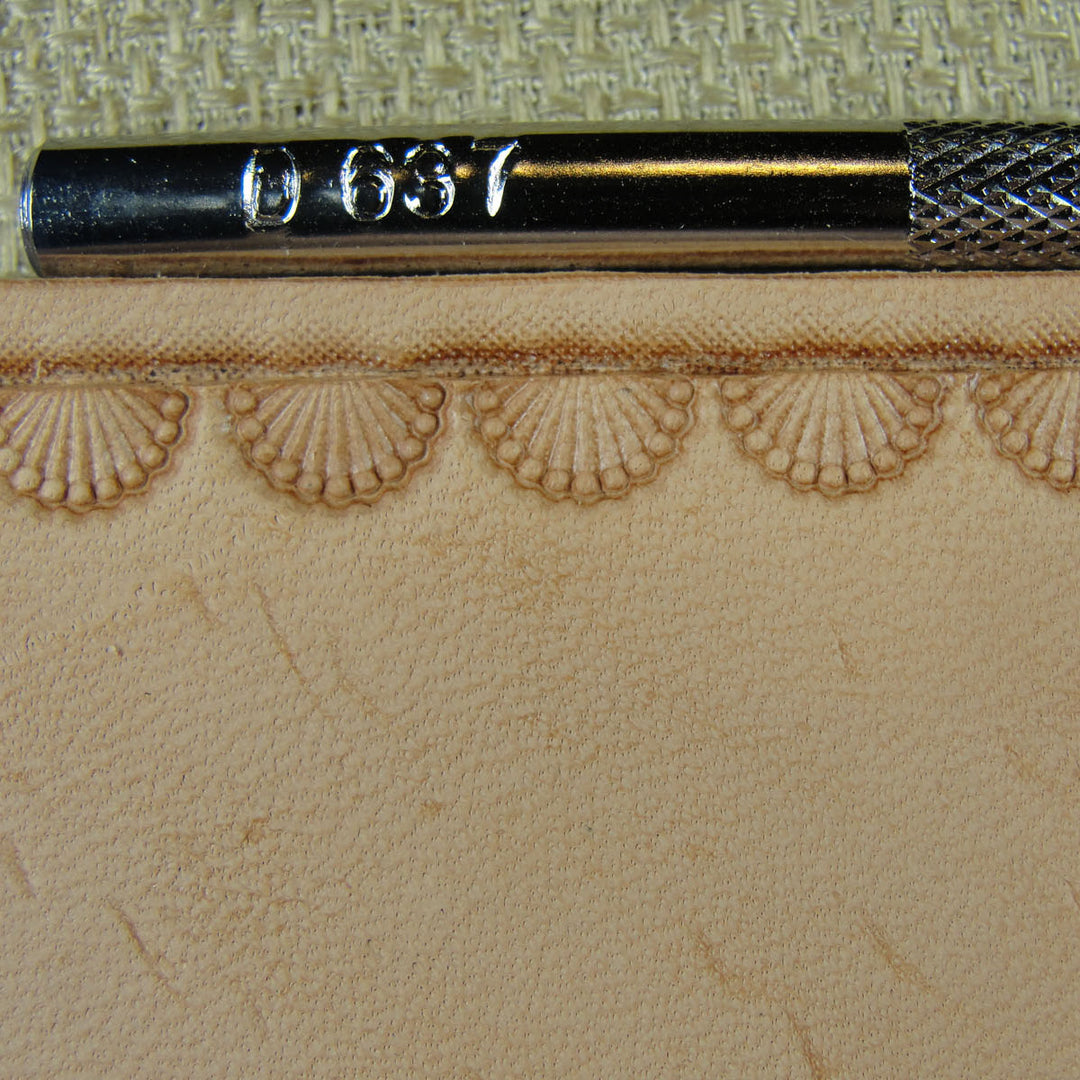 D637 Small 11-Seed Border Leather Stamping Tool | Pro Leather Carvers