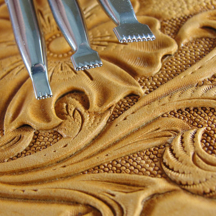 Bar Grounder Leather Stamp Set - Barry King | Pro Leather Carvers