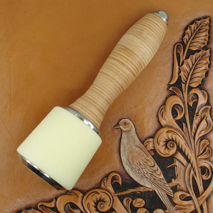 Leather Tooling Maul, Tapered Nylon Head | Pro Leather Carvers