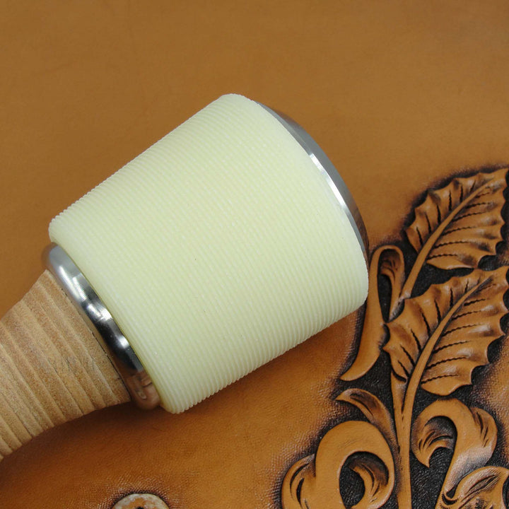 Leather Tooling Maul, Tapered Nylon Head | Pro Leather Carvers