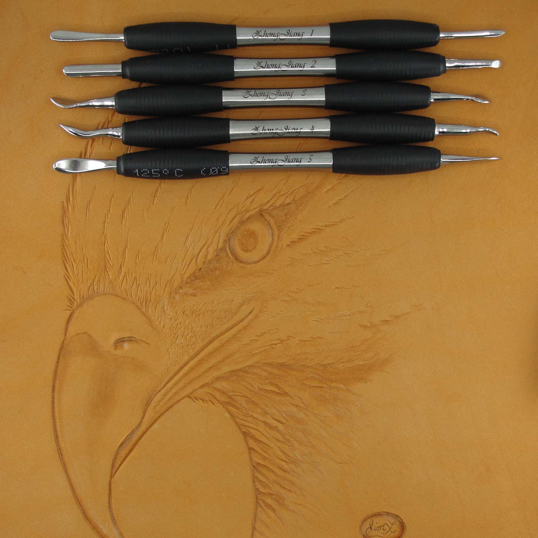 Complete Pro Modeling Tool Set, Stainless Steel | Pro Leather Carvers