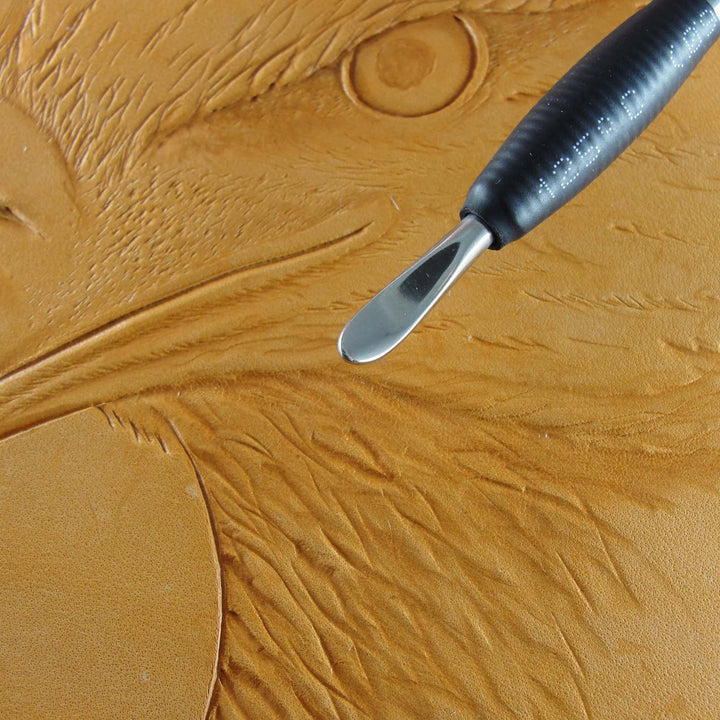 Pro Modeling Spoon/Wedge, Stainless Steel | Pro Leather Carvers