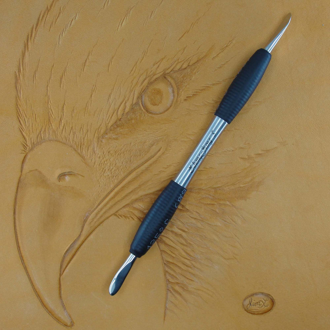 Pro Modeling Spoon/Wedge, Stainless Steel | Pro Leather Carvers