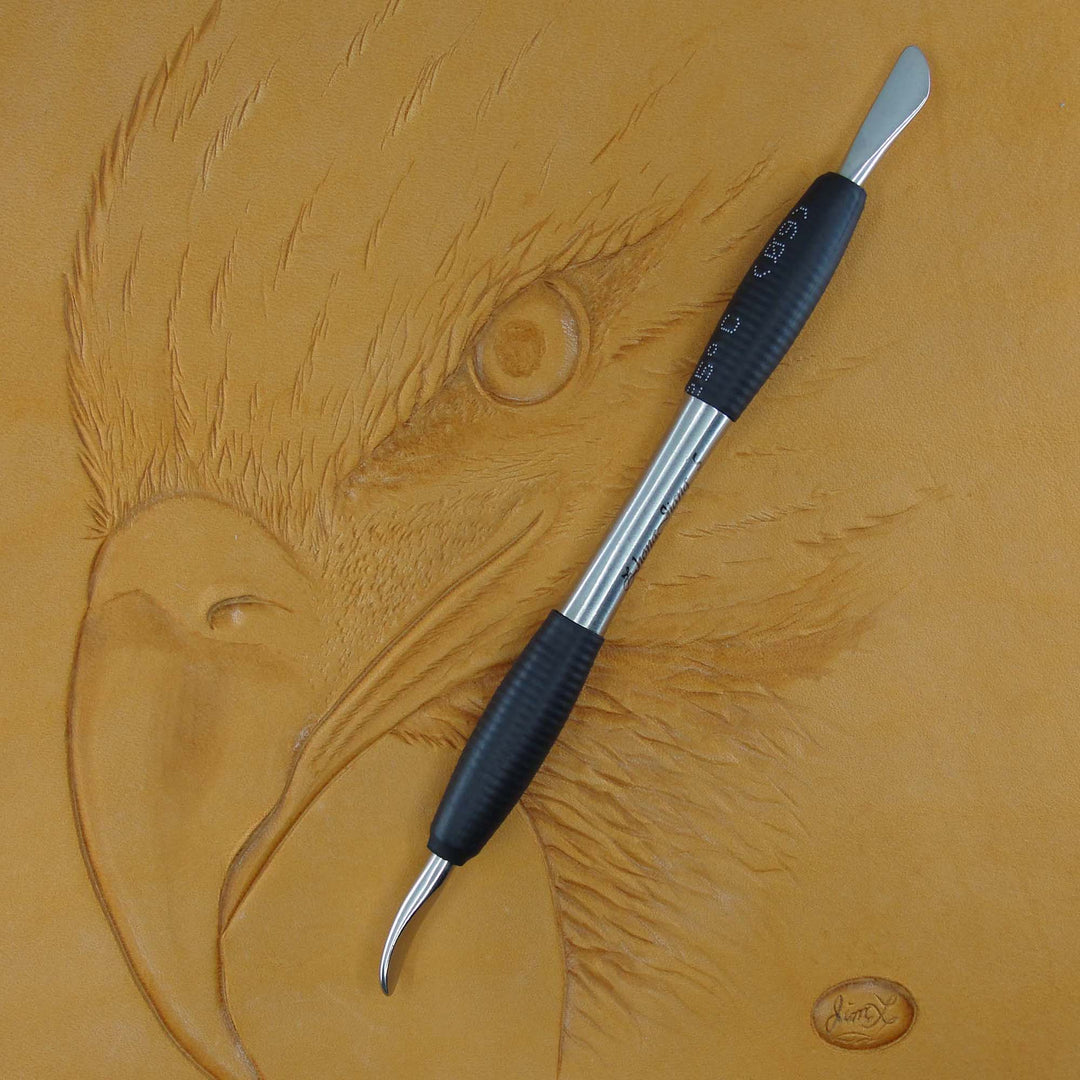 Pro Modeling Spoon/Wedge, Stainless Steel | Pro Leather Carvers