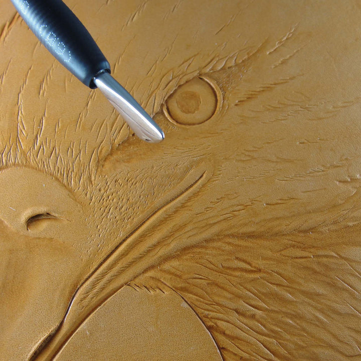 Pro Modeling Spoon/Wedge, Stainless Steel | Pro Leather Carvers