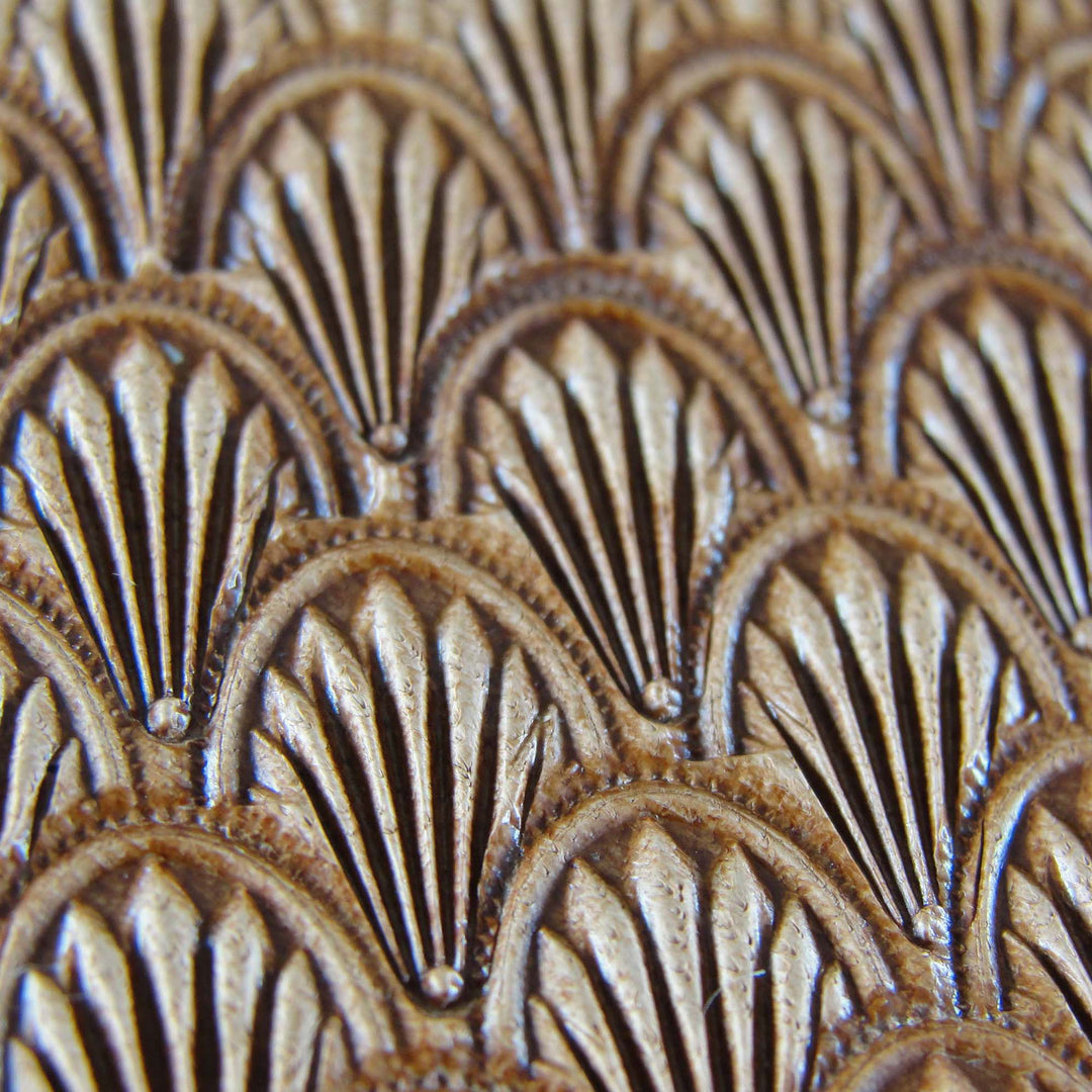 Crescent Shell Filler Stamp - Stainless Steel | Pro Leather Carvers