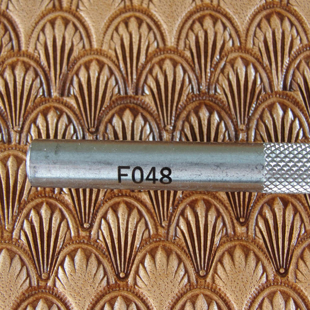 Crescent Shell Filler Stamp - Stainless Steel | Pro Leather Carvers