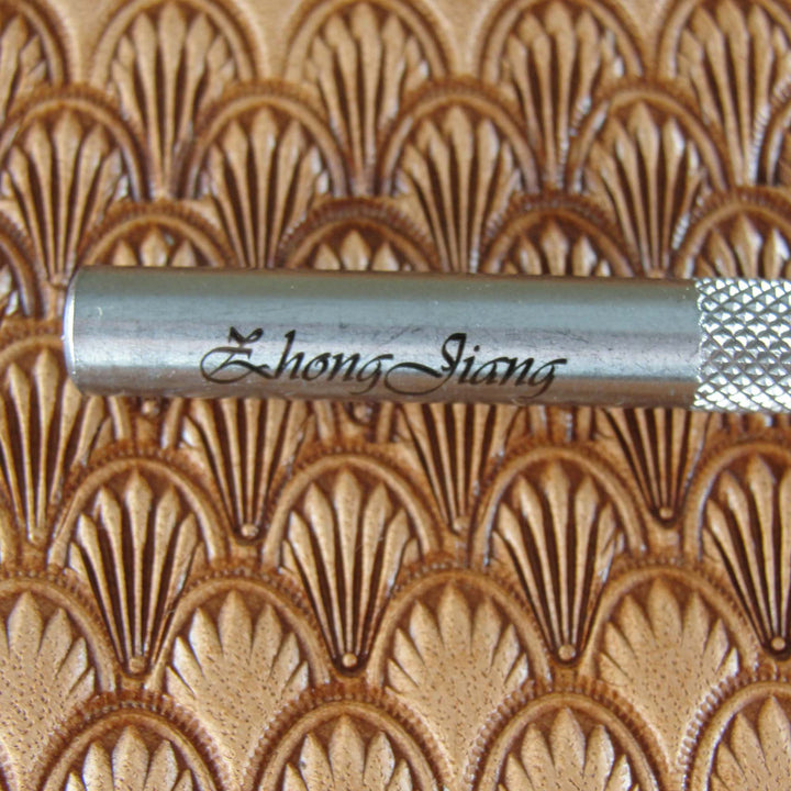 Crescent Shell Filler Stamp - Stainless Steel | Pro Leather Carvers