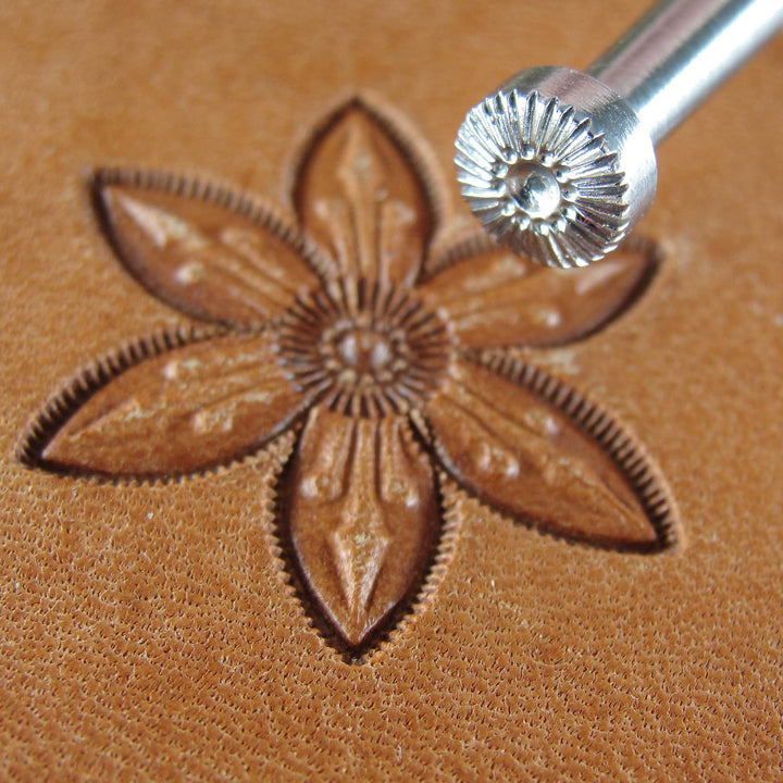 Vintage Craftool Co. #565 Flower Center Stamp | Pro Leather Carvers