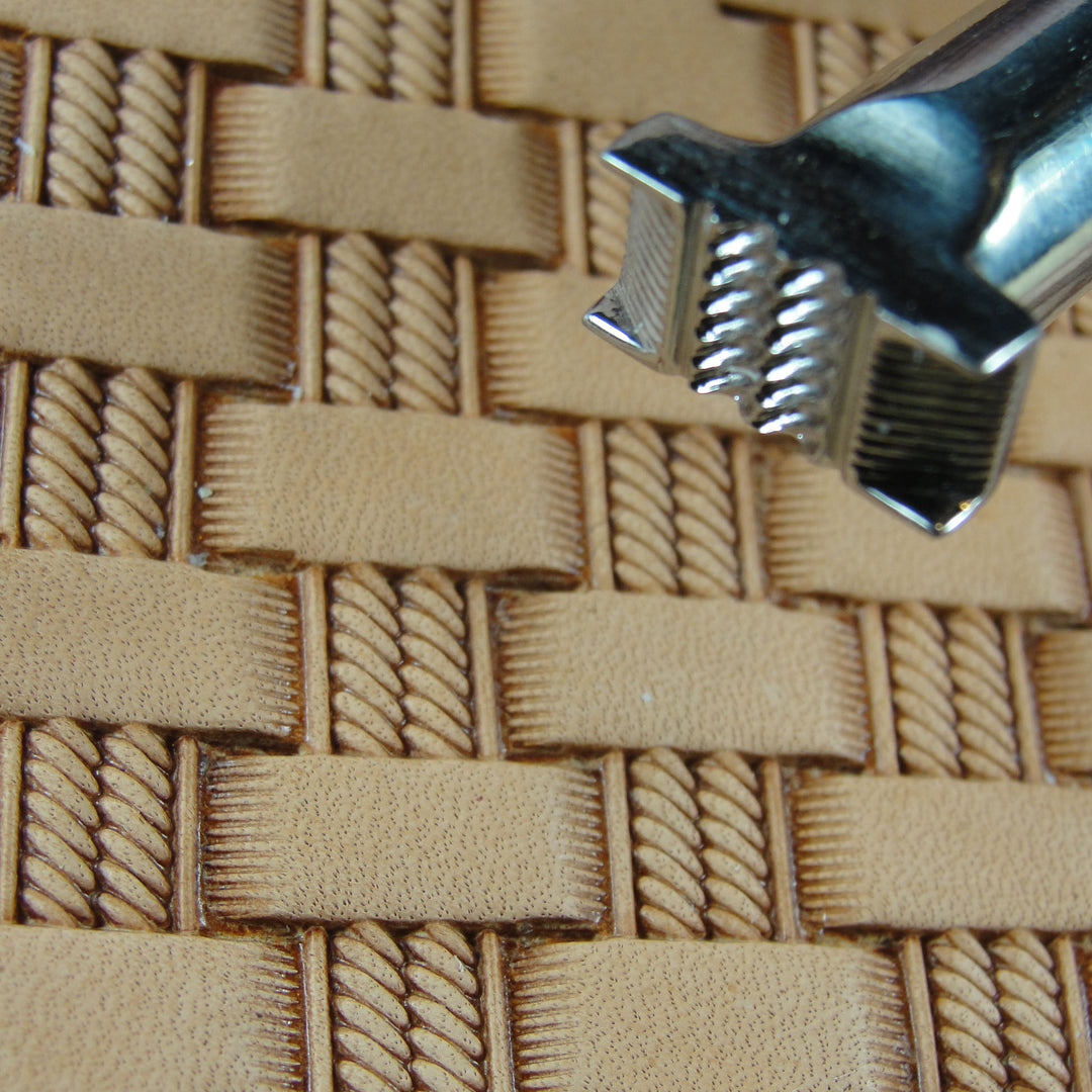 Double Rope Basket Weave Leather Stamp - King | Pro Leather Carvers
