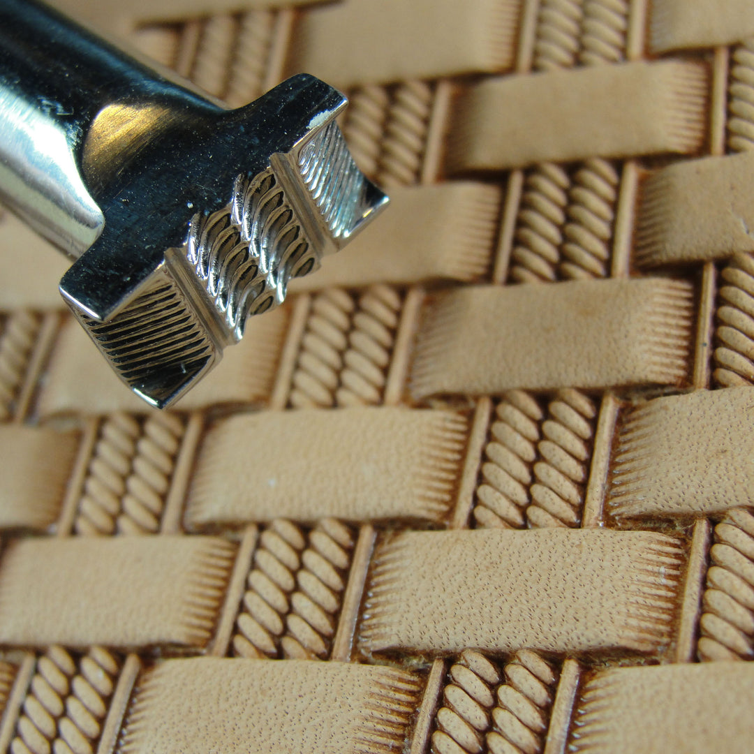 Double Rope Basket Weave Leather Stamp - King | Pro Leather Carvers