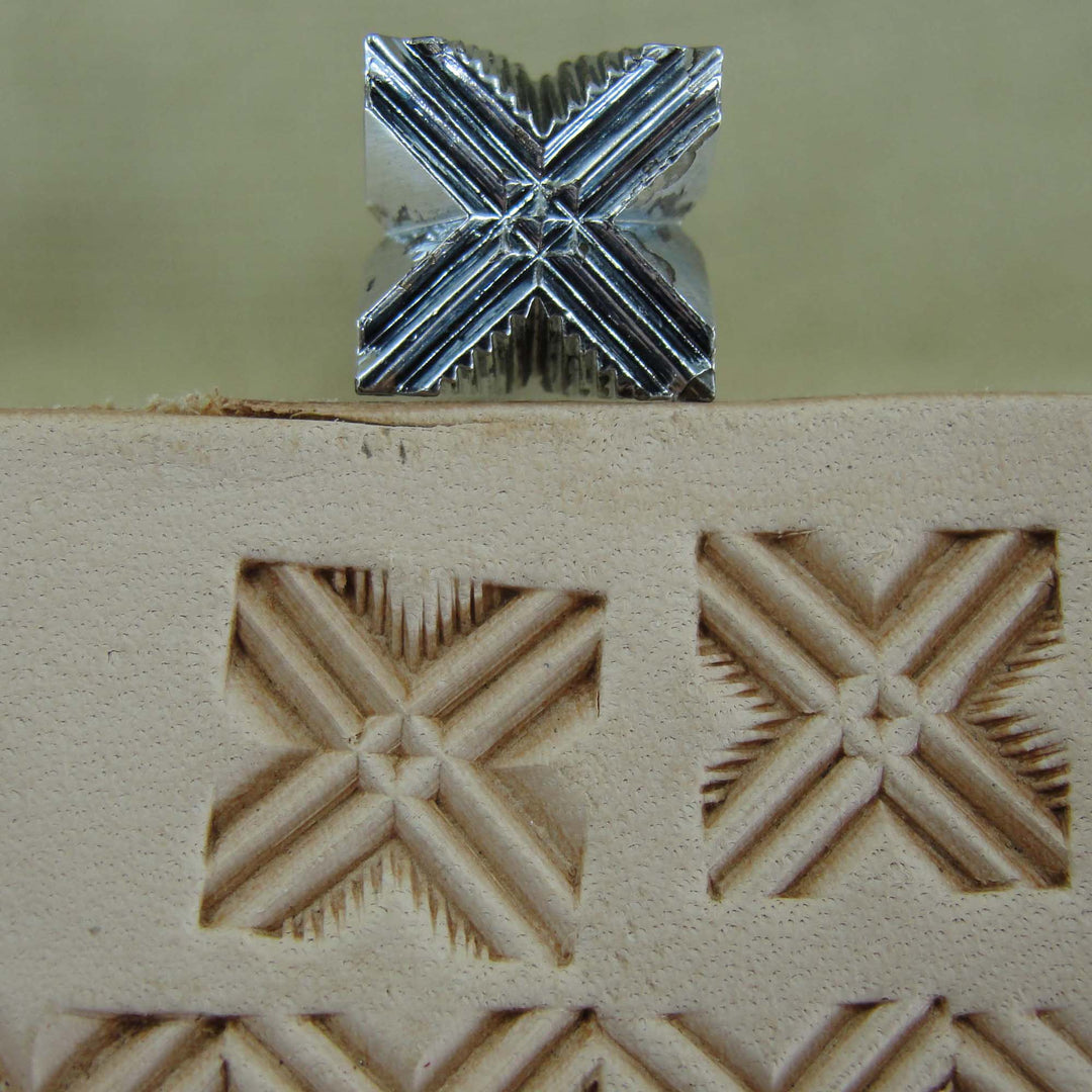 Vintage Craftool Co. #540 Geometric Stamp | Pro Leather Carvers